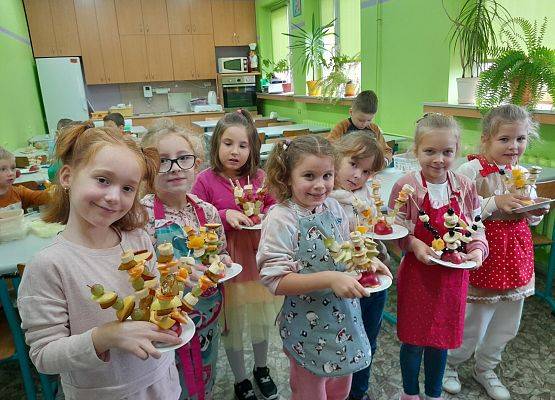 "Witaminkowe jeżyki” w klasie pierwszej grafika