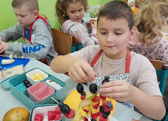 "Witaminkowe jeżyki” w klasie pierwszej grafika