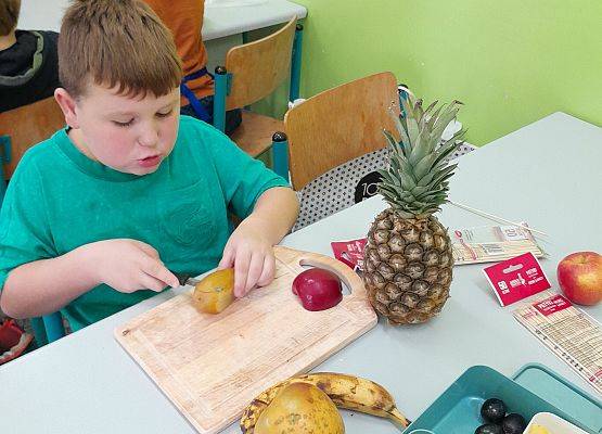 "Witaminkowe jeżyki” w klasie pierwszej grafika