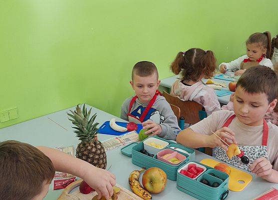 "Witaminkowe jeżyki” w klasie pierwszej grafika