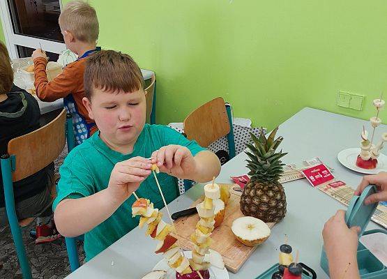 "Witaminkowe jeżyki” w klasie pierwszej grafika