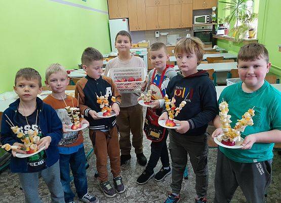 "Witaminkowe jeżyki” w klasie pierwszej grafika