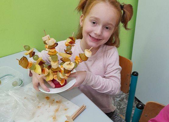 "Witaminkowe jeżyki” w klasie pierwszej grafika