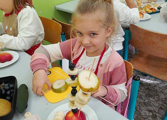 "Witaminkowe jeżyki” w klasie pierwszej grafika