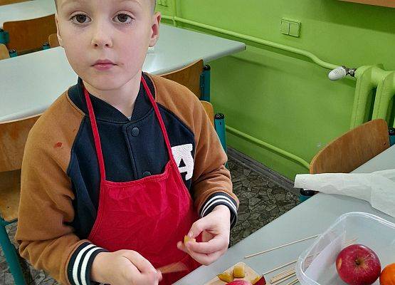 "Witaminkowe jeżyki” w klasie pierwszej grafika