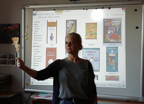 Lekcja biblioteczna grafika