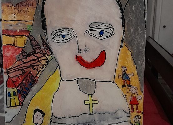 Nagrody w Powiatowym Konkursie Plastycznym "Jan Paweł II – Blask prawdy" grafika