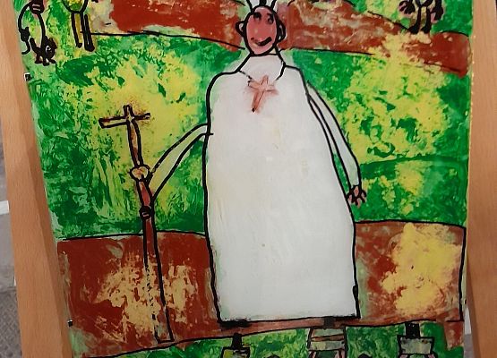 Nagrody w Powiatowym Konkursie Plastycznym "Jan Paweł II – Blask prawdy" grafika