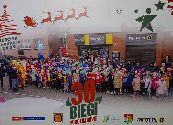 XXX Bieg Mikołajkowy grafika