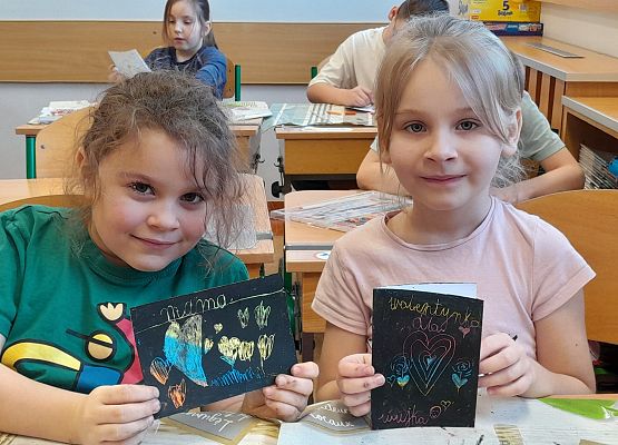 Walentynkowe wydrapywanki grafika