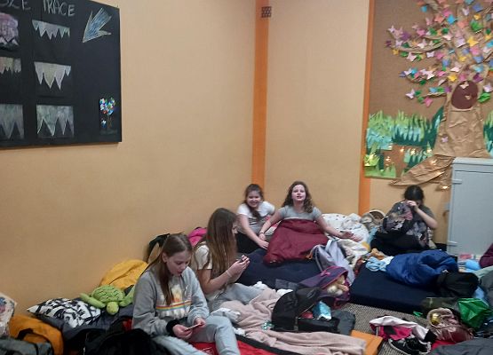 Nocka w szkole klasy IV grafika