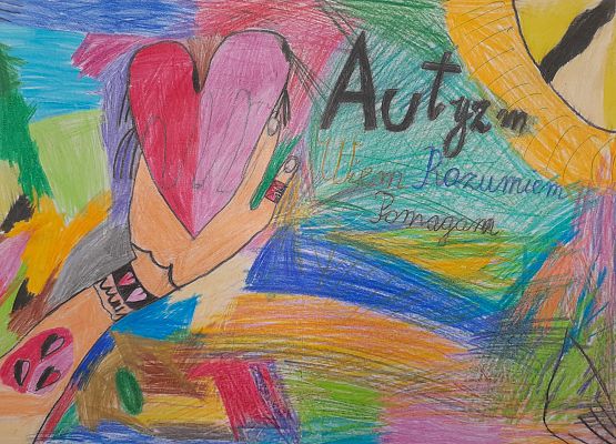 NAGRODY w Powiatowym Konkursie Plastycznym "Autyzm: wiem, rozumiem, pomagam" grafika