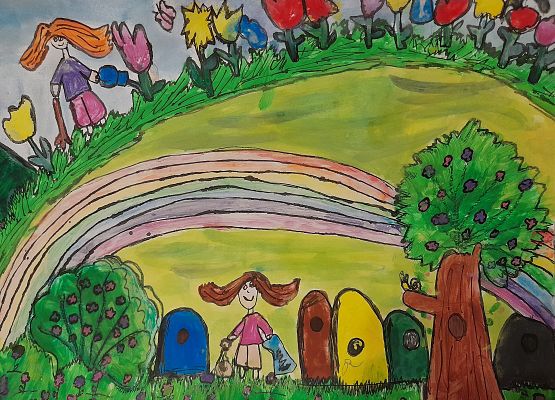 NAGRODY W VIII Powiatowym Konkursie Plastycznym "Wiosenne porządki w przyrodzie" grafika