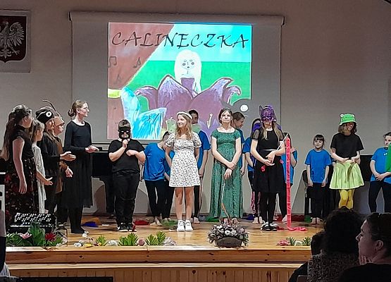 Bajka muzyczna "Calineczka" grafika