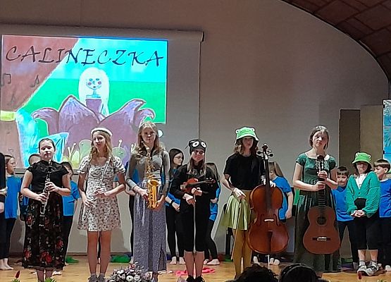 Bajka muzyczna "Calineczka" grafika