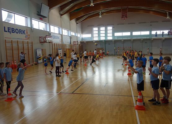 Konkurs Sportowy dla Szkół Podstawowych „Kto z nas lepiej i prędzej” grafika