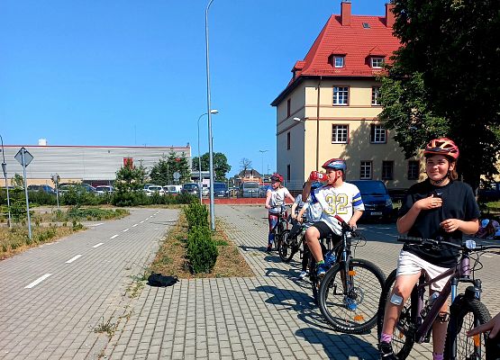 Karta rowerowa grafika