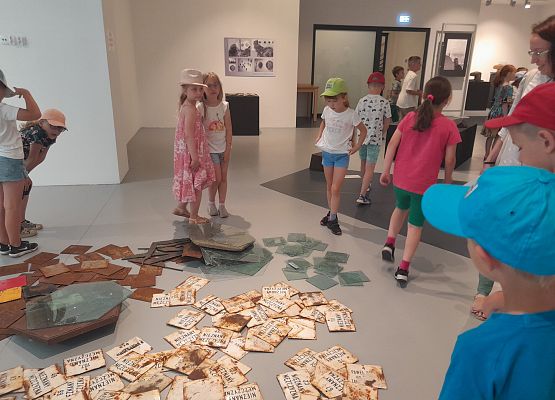 "Eko-obieg wody w domu" - zajęcia w Wieży Ciśnień - kl. I grafika