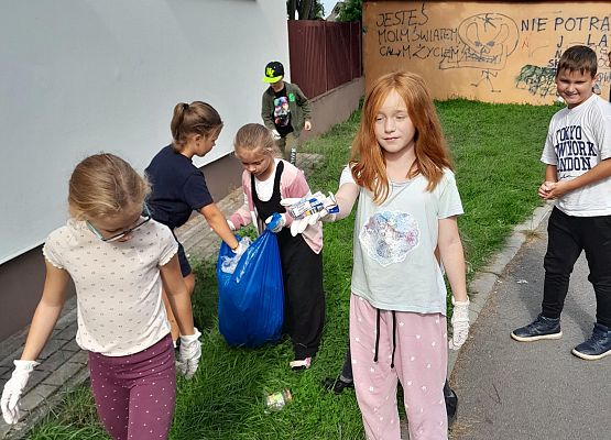 Uczniowie drugiej klasy aktywnie włączyli się w przypadającą dzisiaj,  ogólnopolską akcję ekologiczną ,,Sprzątanie Świata", zbierając śmieci w najbliższym otoczeniu szkoły. Brawo młodzi ekolodzy! grafika