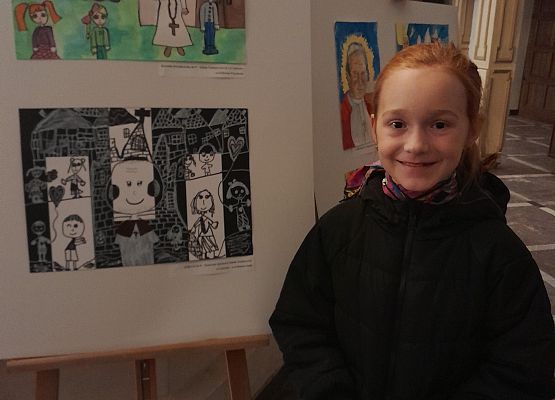 Nagroda w Powiatowym Konkursie ,,Jan Paweł II- Cywilizacja życia" grafika