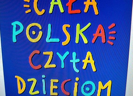 Kampania społeczna,,Cała Polska Czyta Dzieciom " grafika