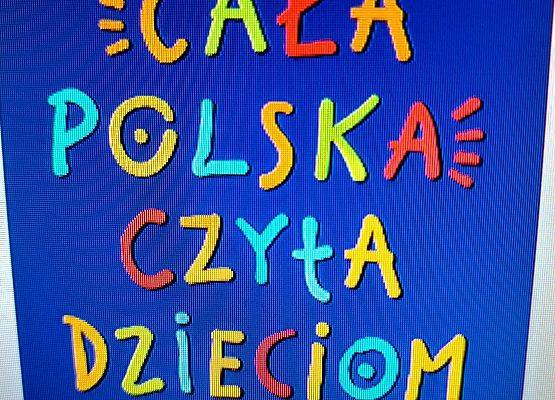 Kampania społeczna,,Cała Polska Czyta Dzieciom " grafika