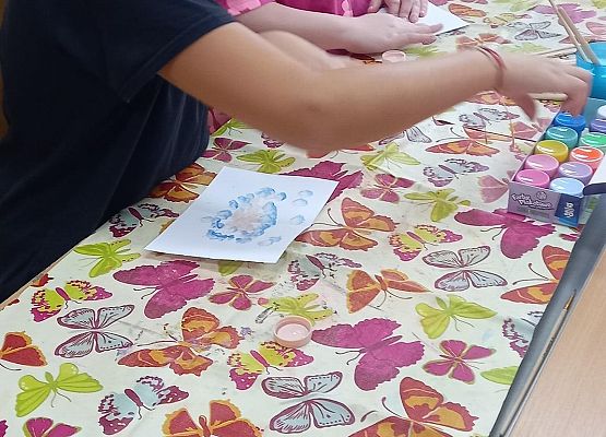 LEKCJA KLEKSOGRAFII W KLASIE IV A grafika