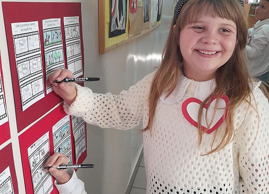 ,,Polska to dla mnie " w drugiej klasie grafika