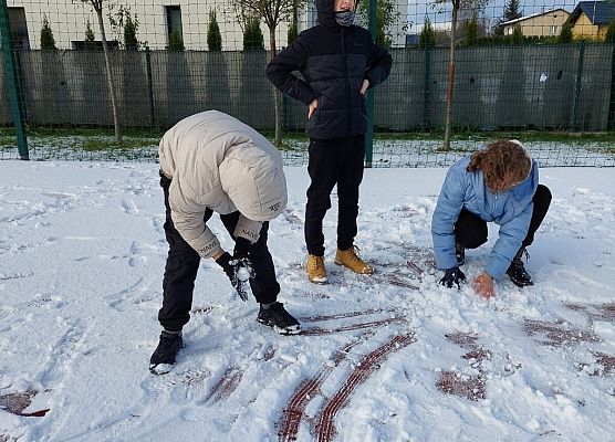 Pierwszy większy śnieg tej jesieni  grafika