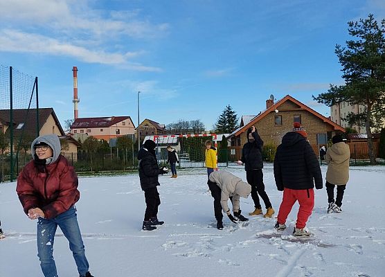 Pierwszy większy śnieg tej jesieni  grafika