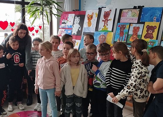 Udział w konkursie plastycznym mój pluszowy miś grafika