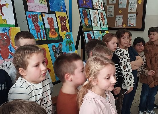 Udział w konkursie plastycznym mój pluszowy miś grafika