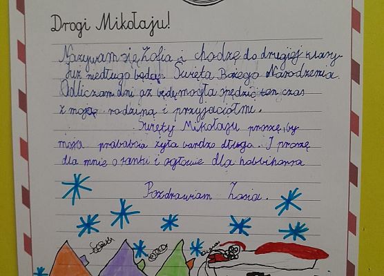 Piszemy listy do Mikołaja! grafika