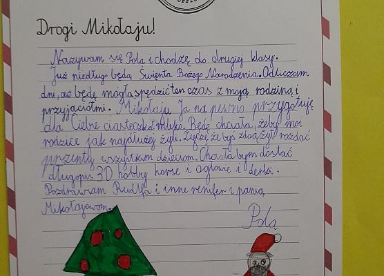 Piszemy listy do Mikołaja! grafika