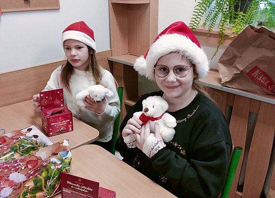 Mikołajki w klasie trzeciej grafika