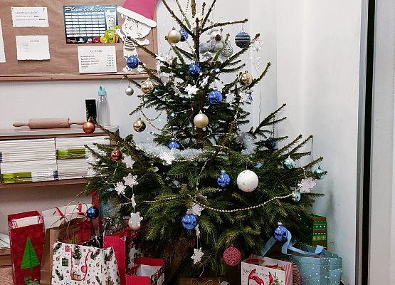 Wigilia w klasie trzeciej grafika