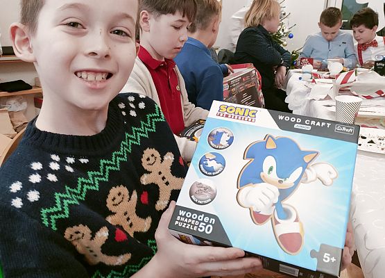 Wigilia w klasie trzeciej grafika