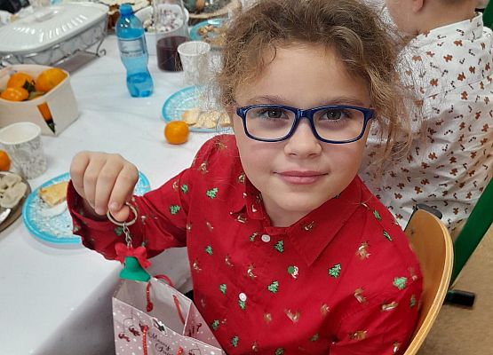 Wigilia w klasie drugiej grafika