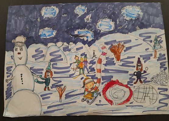 Bezpieczne i zdrowe ferie zimowe grafika