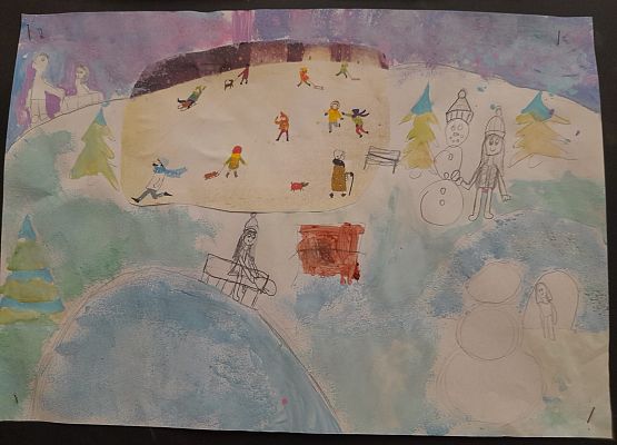 Bezpieczne i zdrowe ferie zimowe grafika