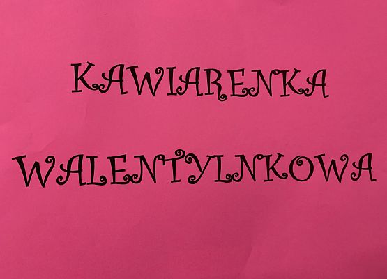 Kawiarenka Walentynkowa grafika