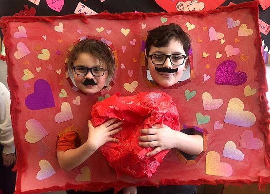 Walentynki w kl.2 grafika