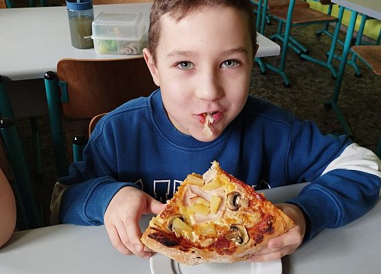 Dzień Pizzy w klasie Ib grafika