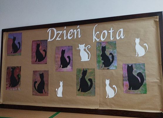 Dzień Kota w klasie Ib grafika