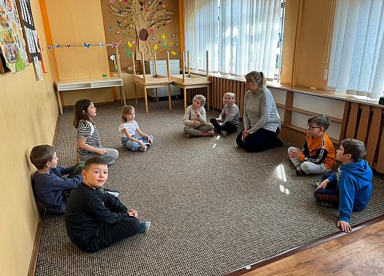 Zajęcia klasy 1A z Panią pedagog grafika