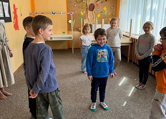 Zajęcia klasy 1A z Panią pedagog grafika