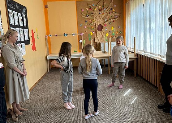 Zajęcia klasy 1A z Panią pedagog grafika