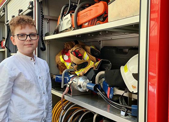 Młodzież Zapobiega Pożarom grafika