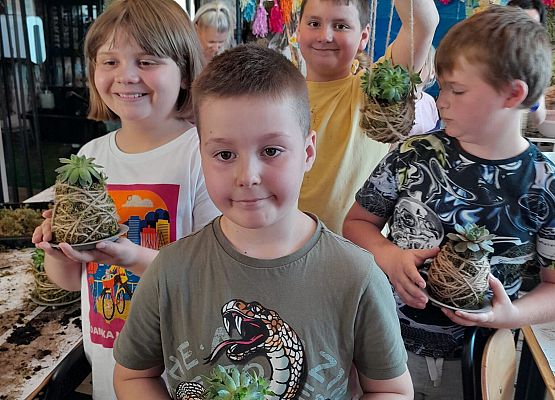 Klasa druga w EKO - PRACOWNI grafika