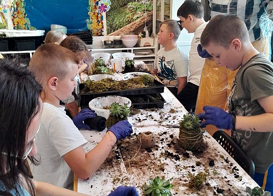 Klasa druga w EKO - PRACOWNI grafika